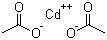 乙酸镉分子结构 (CAS 543-90-8)