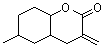 八氢-6-甲基-3-亚甲基-2H-1-苯并吡喃-2-酮分子结构 (CAS 54312-53-7)