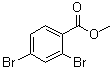 2,4-二溴苯甲酸甲酯分子结构 (CAS 54335-33-0)