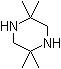 2,2,5,5-四甲基哌嗪分子结构 (CAS 5434-90-2)