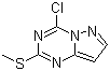 4-氯-2-(甲硫基)吡唑并[1,5-a][1,3,5]三嗪分子结构 (CAS 54346-19-9)