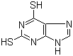 结构式 CAS# 5437-25-2, 2,6-二巯基嘌呤