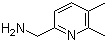 structure of CAS# 543713-56-0, 2-Aminomethyl-5,6-dimethylpyridine