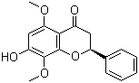 7-羟基-5,8-二甲氧基黄烷酮分子结构 (CAS 54377-24-1)