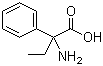 结构式 CAS# 5438-07-3, 2-氨基-2-苯基丁酸