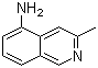 5-氨基-3-甲基异喹啉分子结构 (CAS 54410-17-2)