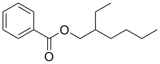 2-乙基己基苯甲酸酯分子结构 (CAS 5444-75-7)