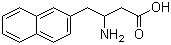 3-氨基-4-(2-萘基)丁酸分子结构 (CAS 544455-87-0)