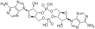 环二腺苷酸分子结构 (CAS 54447-84-6)