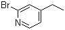 2-溴-4-乙基吡啶分子结构 (CAS 54453-91-7)