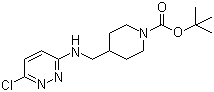 4-[[(6-Chloro-3-pyridazinyl)amino]methyl]-1-piperidinecarboxylic acid tert-butyl ester molecular structure (CAS 544696-24-4)