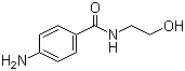 4-氨基苯甲酰胺基乙醇分子结构 (CAS 54472-45-6)