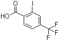 2-碘-4-三氟甲基苯甲酸分子结构 (CAS 54507-44-7)
