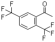 2',5'-二(三氟甲基)苯乙酮分子结构 (CAS 545410-47-7)