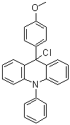 9-氯-9,10-二氢-9-(4-甲氧基苯基)-10-苯基吖啶分子结构 (CAS 5456-58-6)