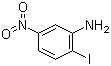 2-碘-5-硝基苯胺分子结构 (CAS 5459-50-7)