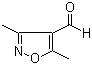 3,5-二甲基-4-异恶唑甲醛分子结构 (CAS 54593-26-9)