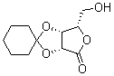 2,3-O-Cyclohexylidene-L-lyxonic acid gamma-lactone molecular structure (CAS 546141-19-9)