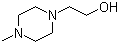 1-羟乙基-4-甲基哌嗪分子结构 (CAS 5464-12-0)