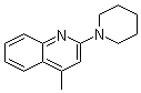 4-甲基-2-(1-哌啶基)喹啉分子结构 (CAS 5465-86-1)