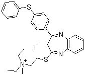 替贝碘铵分子结构 (CAS 54663-47-7)