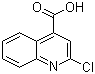 2-氯喹林-4-羧酸分子结构 (CAS 5467-57-2)