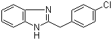 2-(4-氯苄基)苯并咪唑分子结构 (CAS 5468-66-6)