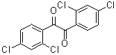 1,2-双(2,4-二氯苯基)-1,2-乙二酮分子结构 (CAS 54696-56-9)
