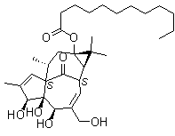 正十二烷酸巨大戟酯分子结构 (CAS 54706-70-6)