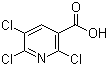 2,5,6-三氯烟酸分子结构 (CAS 54718-39-7)