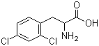 2,4-Dichlorophenylalanine molecular structure (CAS 5472-68-4)