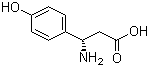 (S)-3-氨基-3-(4-羟基苯基)丙酸分子结构 (CAS 54732-46-6)