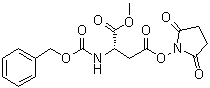 O-(2,5-二氧代-1-吡咯烷基)-4-氧代-N-[(苯基甲氧基)羰基]-L-高丝氨酸甲酯分子结构 (CAS 54743-84-9)