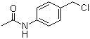 4-乙酰胺基苄基氯分子结构 (CAS 54777-65-0)