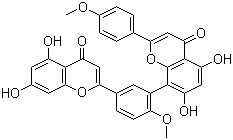 异银杏双黄酮分子结构 (CAS 548-19-6)