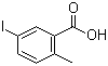 5-碘-2-甲基苯甲酸分子结构 (CAS 54811-38-0)
