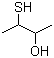 3-巯基-2-丁醇分子结构 (CAS 54812-86-1)