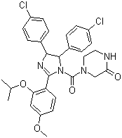 Nutlin-3分子结构 (CAS 548472-68-0)