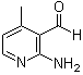 2-氨基-4-甲基-3-吡啶甲醛分子结构 (CAS 54856-60-9)
