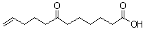7-氧代-11-十二碳烯酸分子结构 (CAS 54921-60-7)