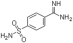 4-(氨基磺酰基)苯甲脒分子结构 (CAS 54951-45-0)