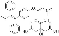 枸橼酸他莫昔芬分子结构 (CAS 54965-24-1)