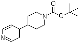 tert-Butyl 4-(4-pyridinyl)-1-piperidinecarboxylate molecular structure (CAS 550371-76-1)