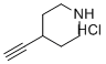 4-乙炔基哌啶盐酸盐分子结构 (CAS 550378-30-8)
