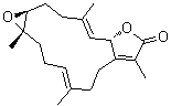 结构式 CAS# 55038-27-2, 大环二萜内酯