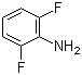 2,6-二氟苯胺分子结构 (CAS 5509-65-9)