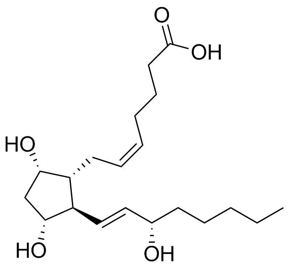 地诺前列素分子结构 (CAS 551-11-1)