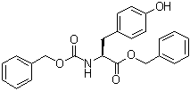 N-(苄氧羰基)-L-酪氨酸苄酯分子结构 (CAS 5513-40-6)