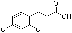 3-(2,4-二氯苯基)丙酸分子结构 (CAS 55144-92-8)
