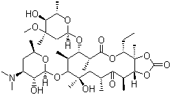 环酯红霉素分子结构 (CAS 55224-05-0)